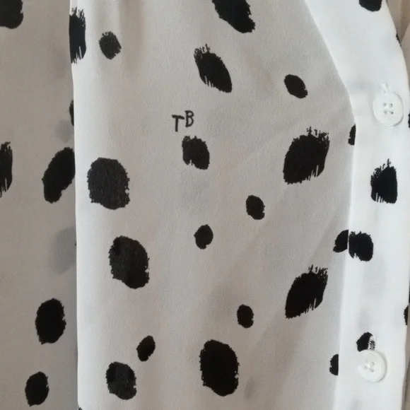 Ted Baker Polka Dot Button-Up Blouse - Picture 3 of 7